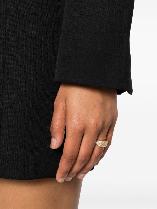 Browns SHAY 18K Yellow Gold Illusion Diamond Ring | Browns Fine Rings