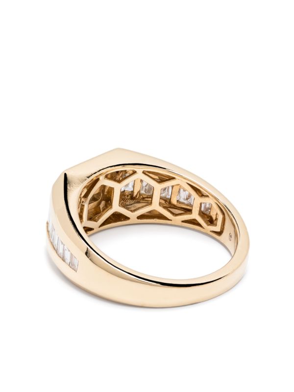 Browns SHAY 18K Yellow Gold Illusion Diamond Ring | Browns Fine Rings