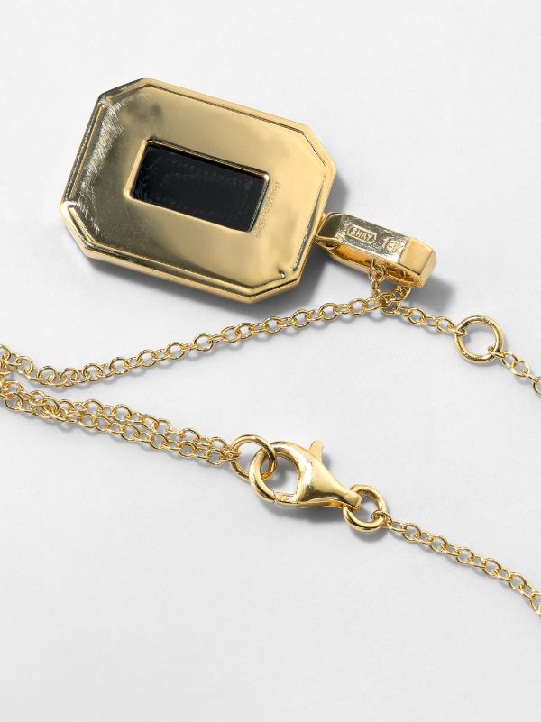 Browns SHAY 18K Yellow Gold Onyx Diamond Necklace | Browns Necklaces