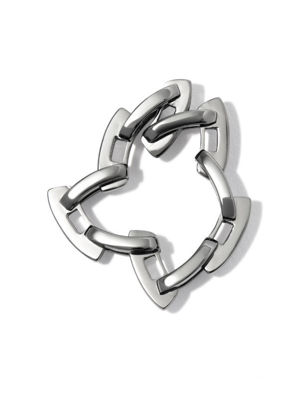 Browns SHAY Black Gold Mini Deco Link Chain Ring | Browns Rings