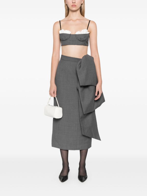 Browns SHUSHU/TONG Balcony Bralette Top | Browns Crop Tops