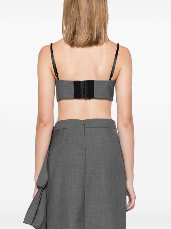Browns SHUSHU/TONG Balcony Bralette Top | Browns Crop Tops