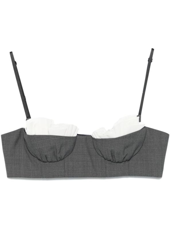 browns SHUSHU/TONG balcony bralette top | Browns Crop Tops