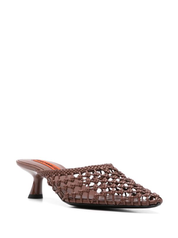 Browns Simon Miller 60mm Knotted Gala Mules | Browns Mules