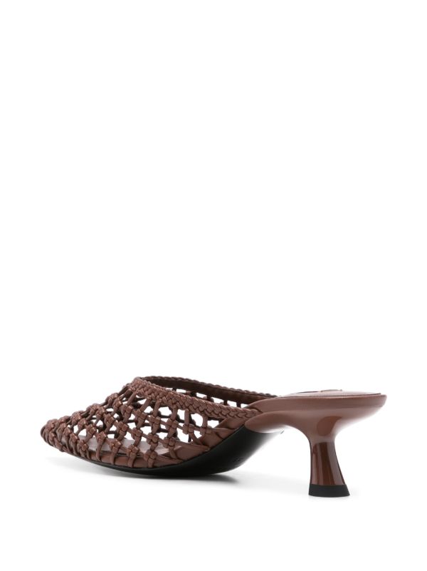 Browns Simon Miller 60mm Knotted Gala Mules | Browns Mules