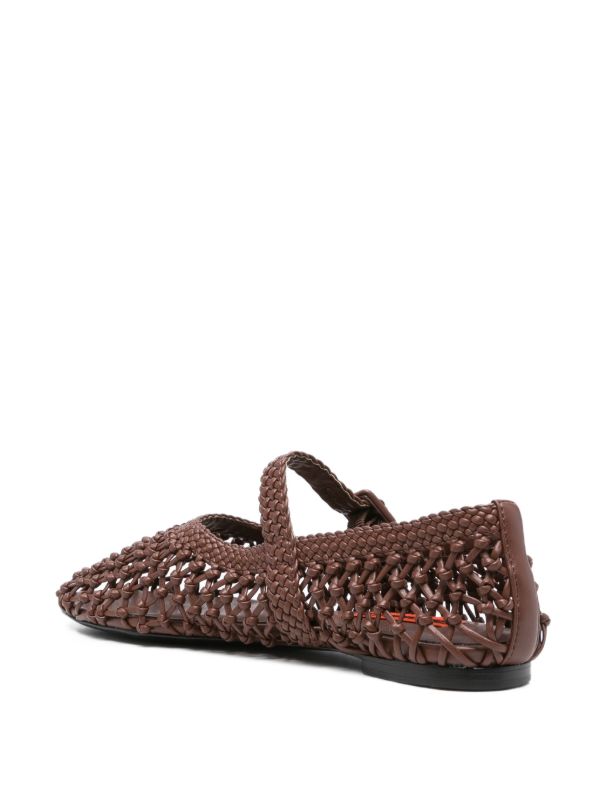 Browns Simon Miller Leather Ballet Flats | Browns Ballerina Shoes