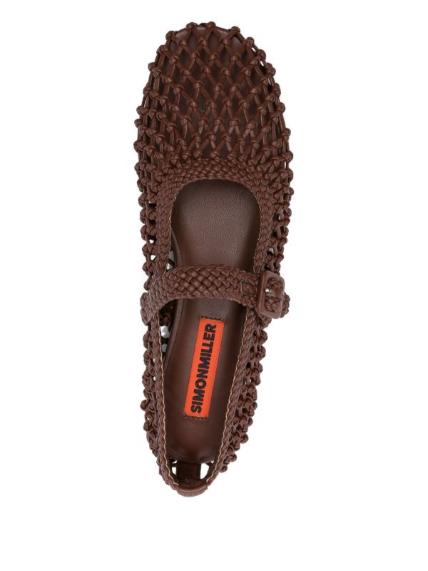 Browns Simon Miller Leather Ballet Flats | Browns Ballerina Shoes