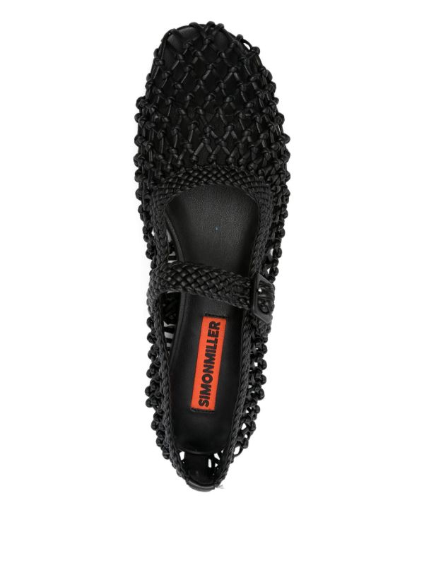 Browns Simon Miller Leather Ballet Flats | Browns Ballerina Shoes