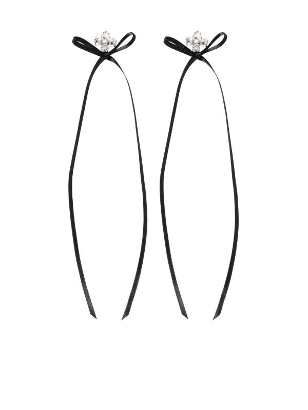 browns Simone Rocha Bow Ribbon earrings | Browns Earrings