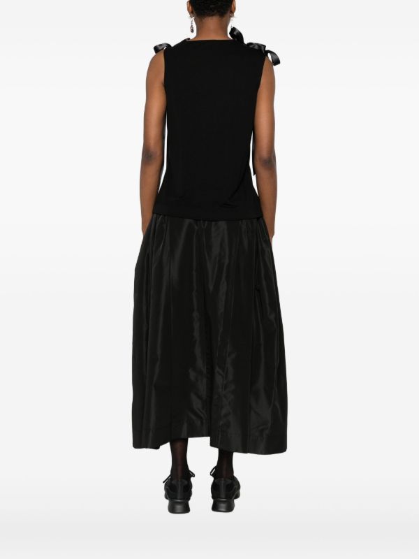 Browns Simone Rocha Bow Ribbon Tank Top | Browns Vests & Tank Tops