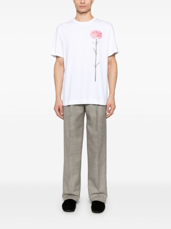Browns Simone Rocha Carnation-print T-shirt | Browns T-Shirts