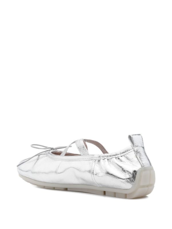 Browns Simone Rocha Cross-strap Bow Ballet Flats | Browns Ballerina Shoes