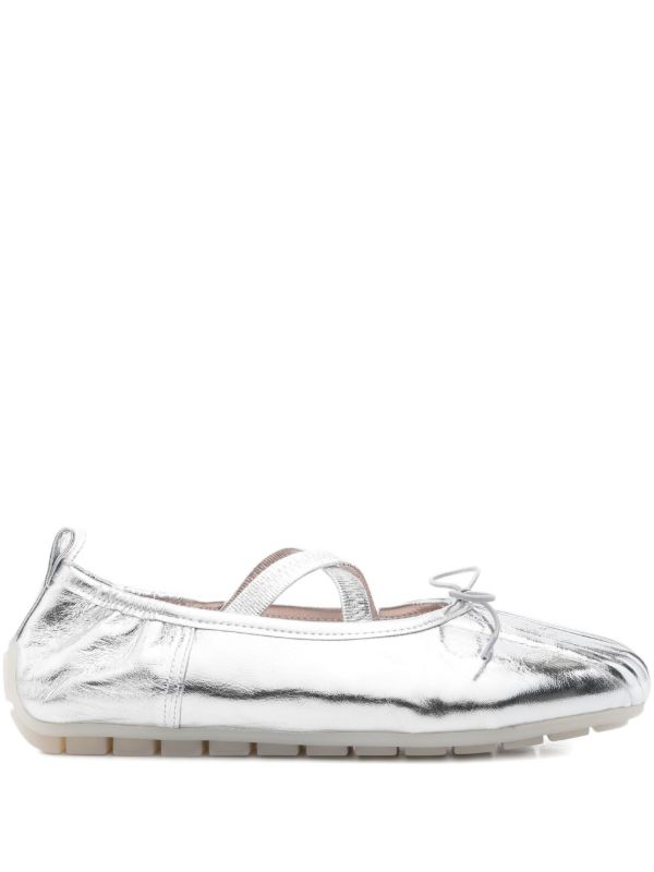 browns Simone Rocha cross-strap bow ballet flats | Browns Ballerina Shoes