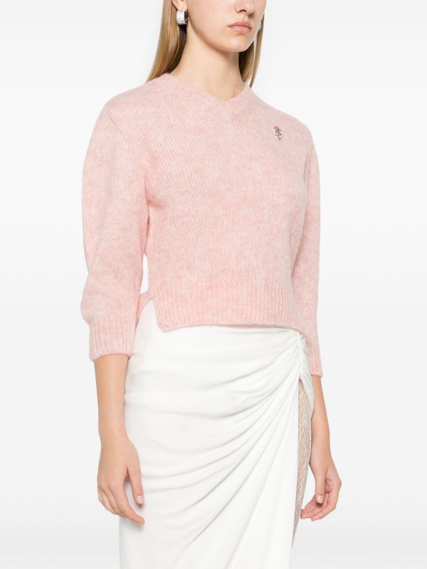 Browns Simone Rocha Crystal-embellished Sweater | Browns Knitted Sweaters