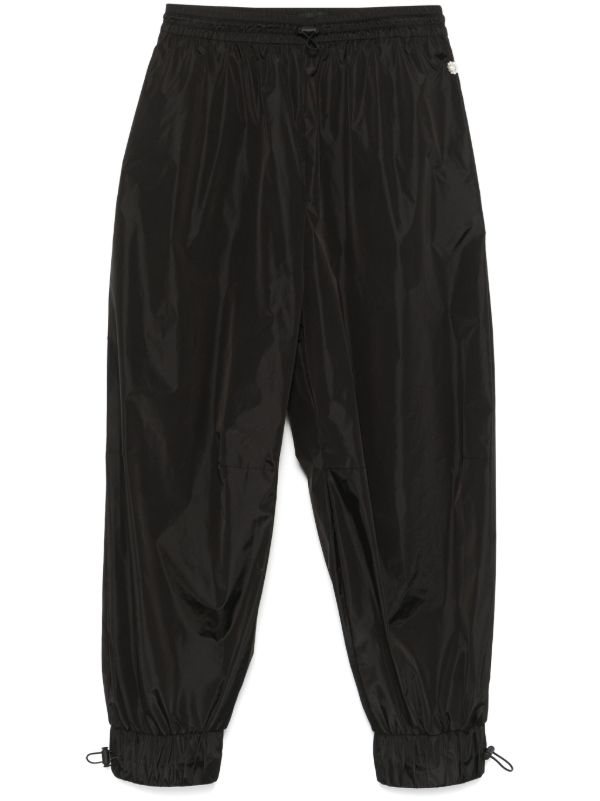 browns Simone Rocha Daisy-Embellished Tapered Trousers | Browns Tapered Pants