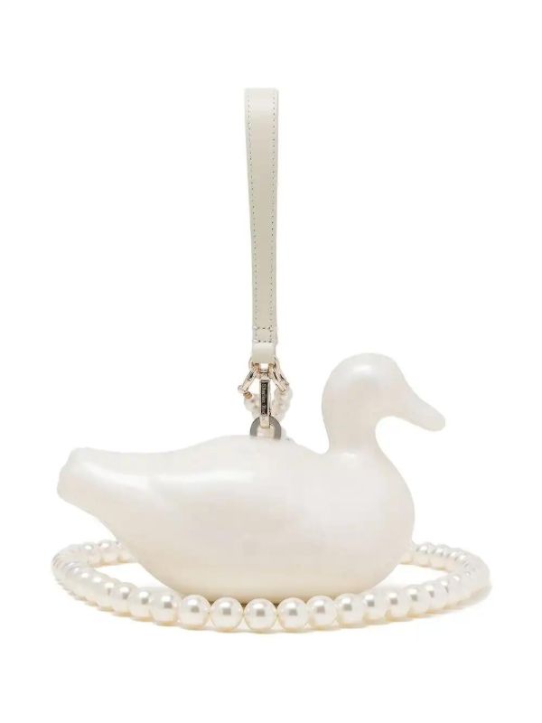 browns Simone Rocha Pearl Duck clutch bag | Browns Mini Bags
