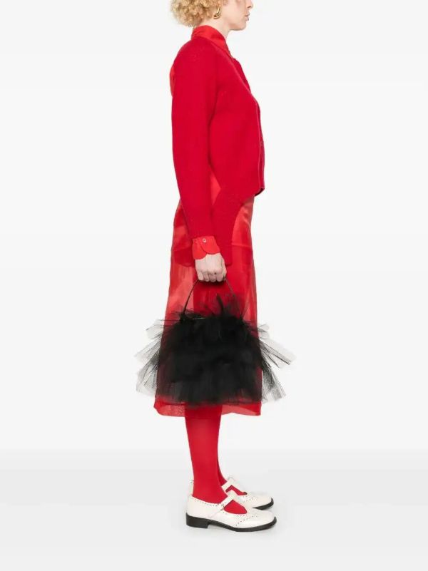 Browns Simone Rocha Ruffled Mini Bag | Browns Tote Bags