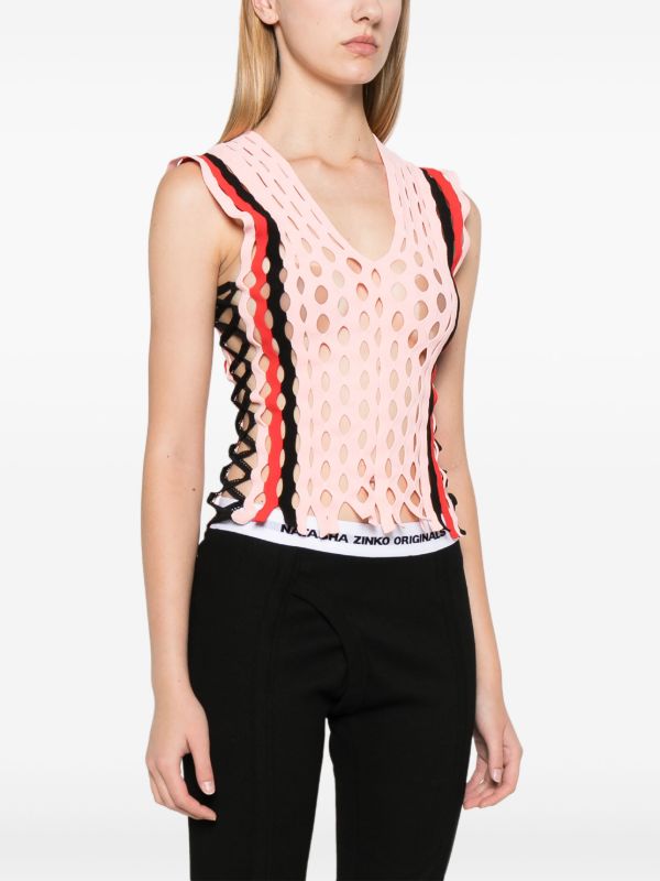 Browns Sinead O'Dwyer Squiggle Knitted Top | Browns Knitted Tops