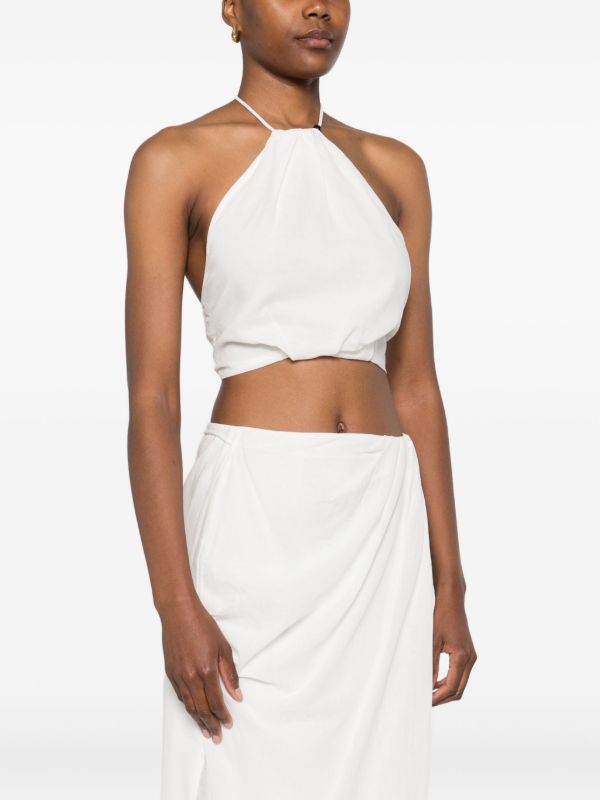 Browns SIR. Azura Halterneck Tie Top | Browns Vests & Tank Tops