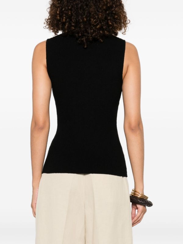 Browns SIR. Beaded Cut-out Tank Top | Browns Vests & Tank Tops