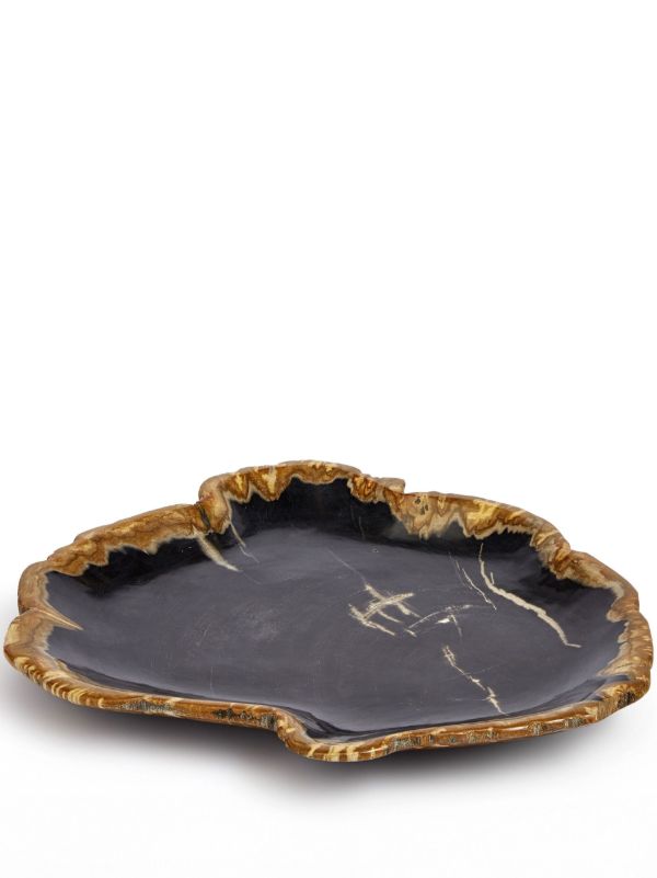 browns Soho Home black Balfern large wood platter | Browns Kitchen Accessories