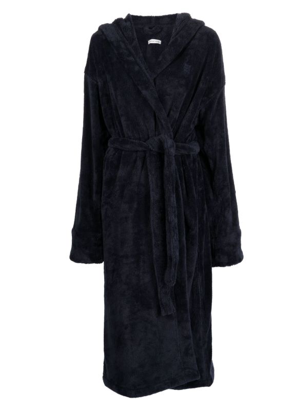 browns Soho Home blue House hooded robe | Browns Dressing Gowns & Robes