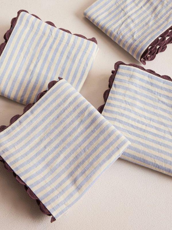 Browns Soho Home Blythe Napkins (Set Of Four) | Browns Table Linen