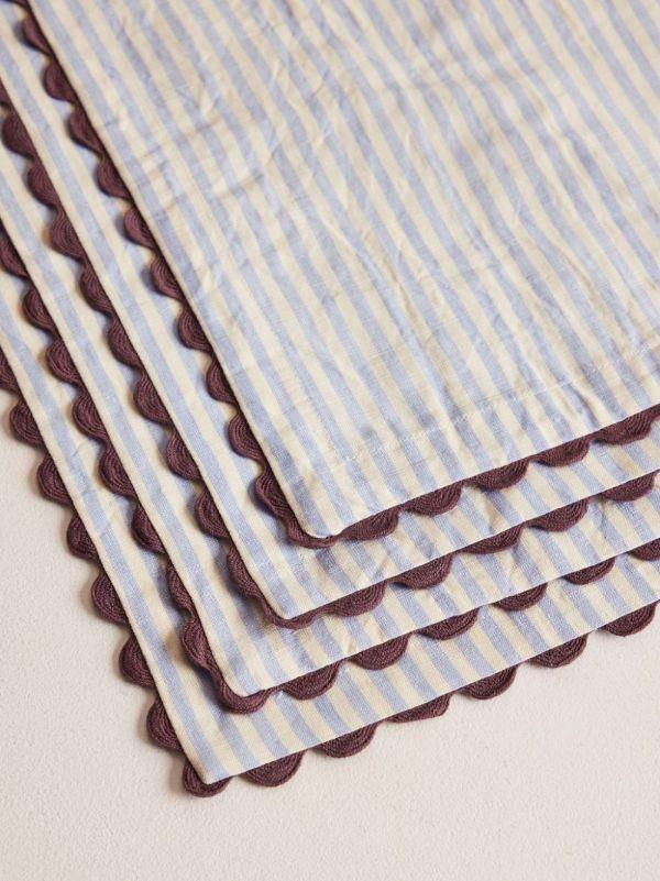 Browns Soho Home Blythe Napkins (Set Of Four) | Browns Table Linen