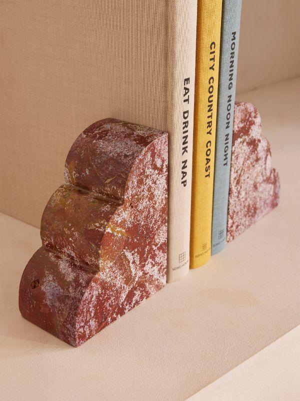 Browns Soho Home Brown Joanie Jasper Bookends (Set Of Two) | Browns Decorative Objects