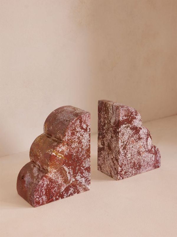 Browns Soho Home Brown Joanie Jasper Bookends (Set Of Two) | Browns Decorative Objects