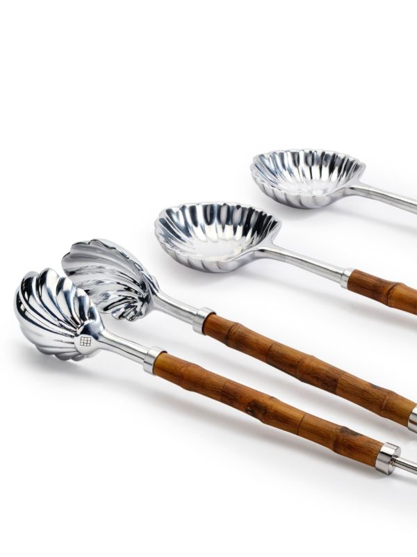 Browns Soho Home Brown Masen Bamboo Serving Set | Browns Cutlery