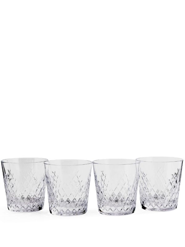 browns Soho Home clear Barwell crystal rock glass set | Browns Glassware