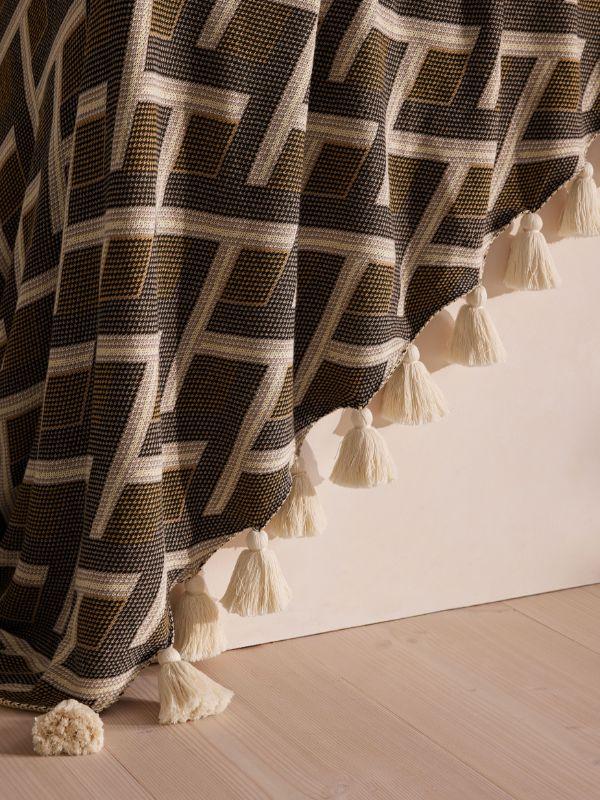 Browns Soho Home Geometric Intarsia Blanket | Browns Blankets & Throws
