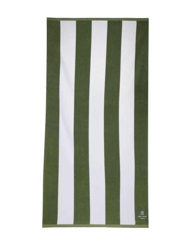 Browns Soho Home Green Babington House Pool Towel | Browns Towels
