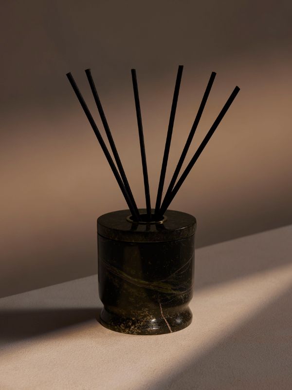 Browns Soho Home Leather & Oud Forest Green Diffuser (150ml) | Browns Diffusers