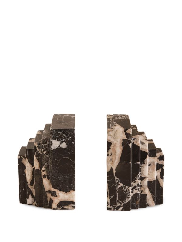 browns Soho Home Lola marble bookends | Browns Art Books & Magazines