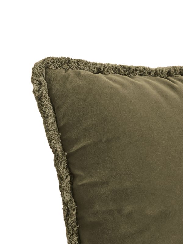 Browns Soho Home Margeaux Fringed Square Cushion (50cm X 50cm) | Browns Cushions
