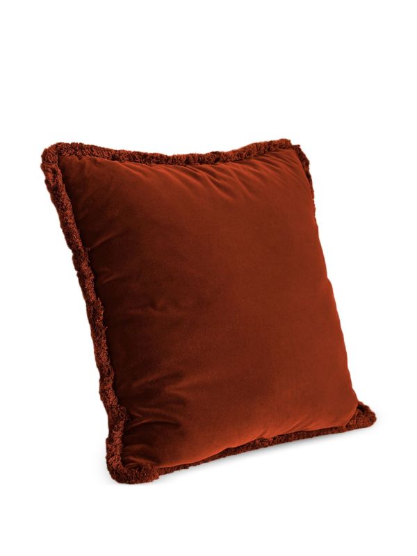 Browns Soho Home Margeaux Fringed Square Cushion (50cm X 50cm) | Browns Cushions