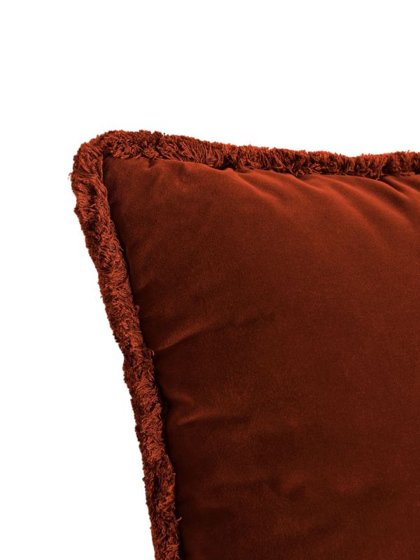 Browns Soho Home Margeaux Fringed Square Cushion (50cm X 50cm) | Browns Cushions