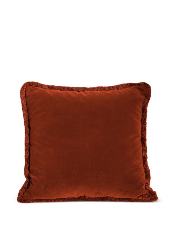 browns Soho Home Margeaux fringed square cushion (50cm x 50cm) | Browns Cushions
