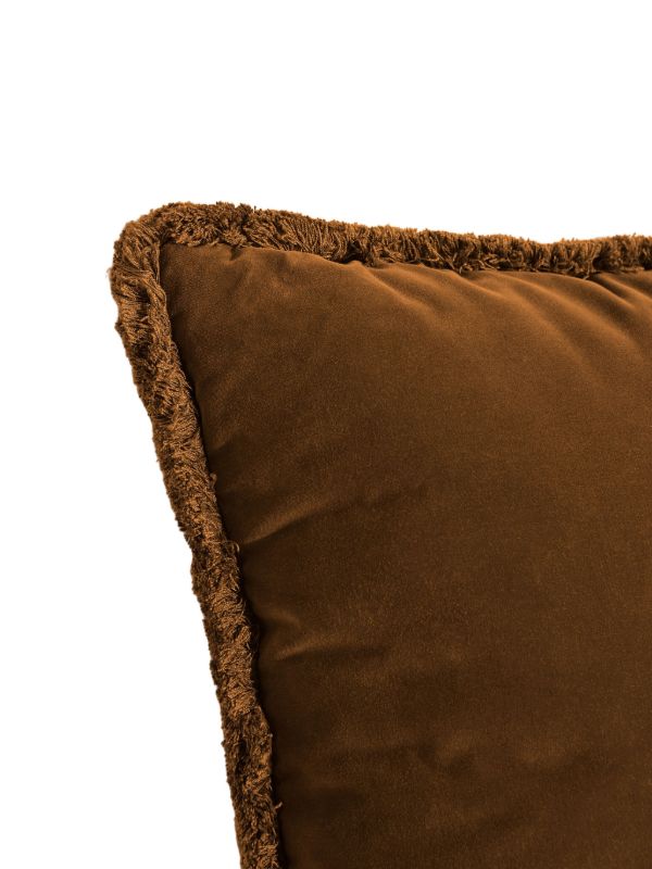 Browns Soho Home Margeaux Fringed Square Cushion (50cm X 50cm) | Browns Cushions