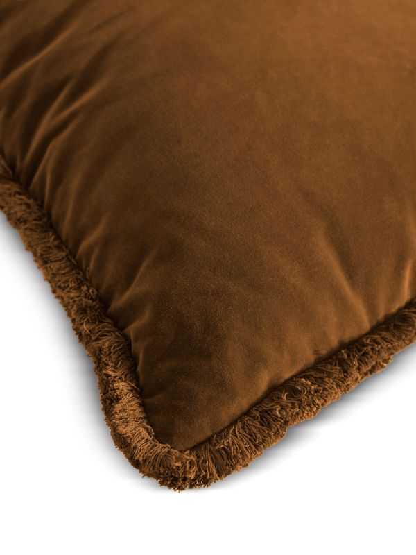 Browns Soho Home Margeaux Fringed Square Cushion (50cm X 50cm) | Browns Cushions