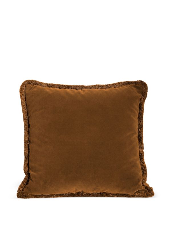 browns Soho Home Margeaux fringed square cushion (50cm x 50cm) | Browns Cushions