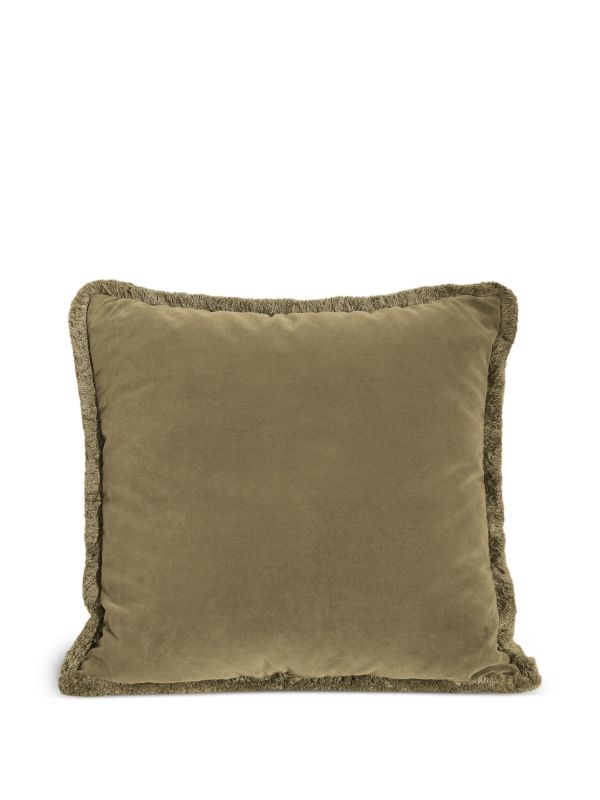 browns Soho Home Margeaux fringed square cushion (50cm x 50cm) | Browns Cushions