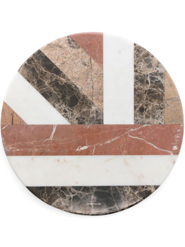 browns Soho Home Multicolour Parfett Marble Board | Browns Kitchen Accessories