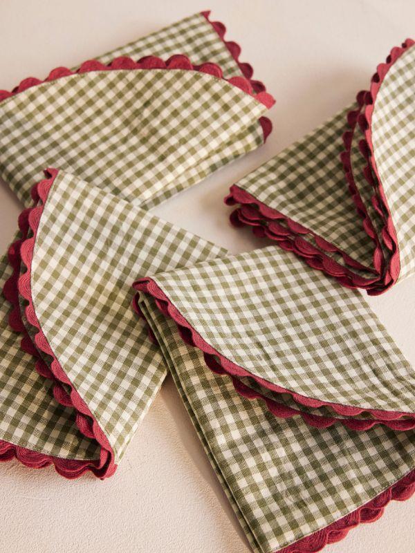 Browns Soho Home Munro Placemats (Set Of Four) | Browns Table Linen