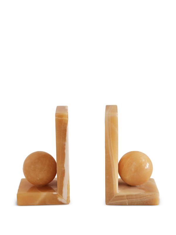 browns Soho Home Neutrals Prato Bookends (Set Of Two) | Browns Decorative Objects