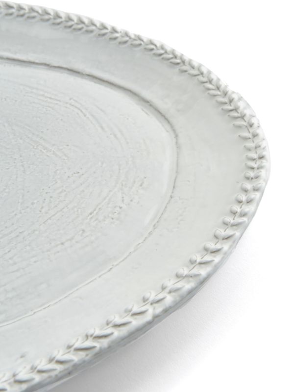 Browns Soho Home White Hillcrest Stoneware Platter | Browns Plates & Bowls