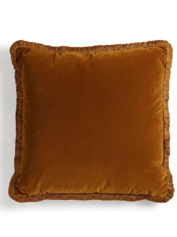 browns Soho Home Yellow Margeaux Velvet Cushion | Browns Cushions