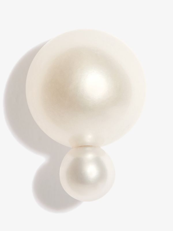 browns Sophie Bille Brahe 14K yellow gold Babylon Deux pearl earring | Browns Fine Earrings